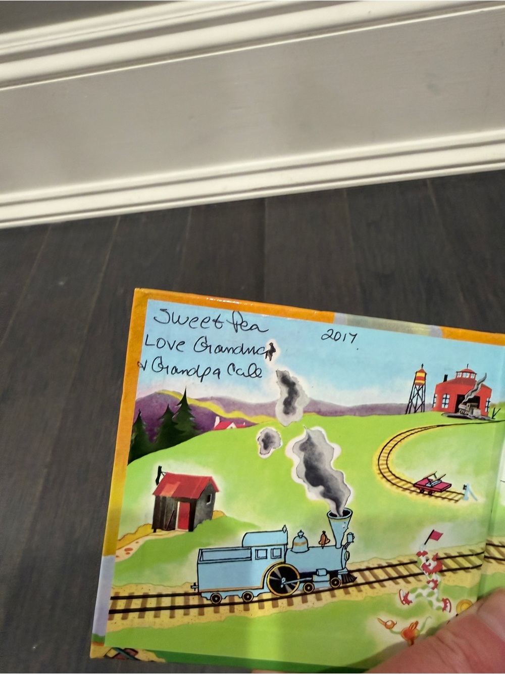 The Little Engine That Could by Watty Piper SMALL Blue Picture Hardcover Book - Picture 6 of 7